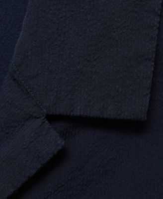 Men's Textured Bowling Collar Shirt