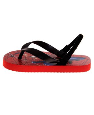 Toddler Boys Superhero Backstrap Flip Flop Slippers