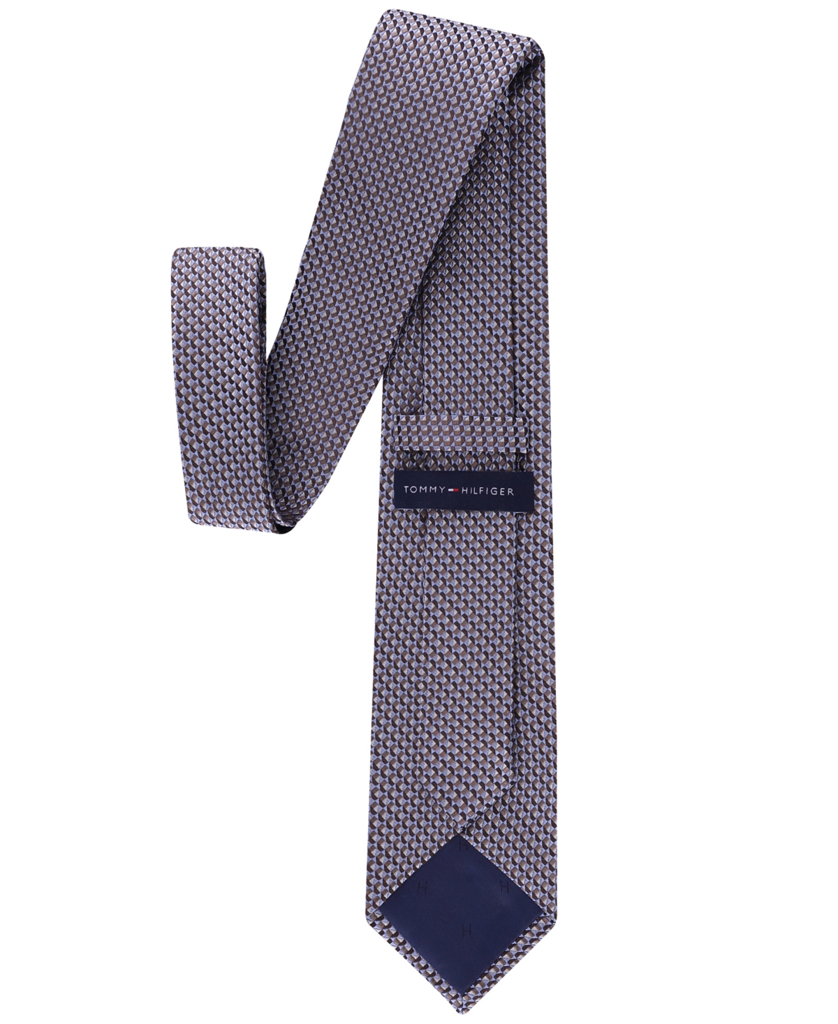 Tommy Hilfiger Men's Phoenix Geo-pattern Tie In Blue