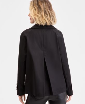 Women's Short Double-Breasted Trench Coat