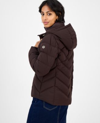 Women's Hooded Bibbed Packable Puffer Coat