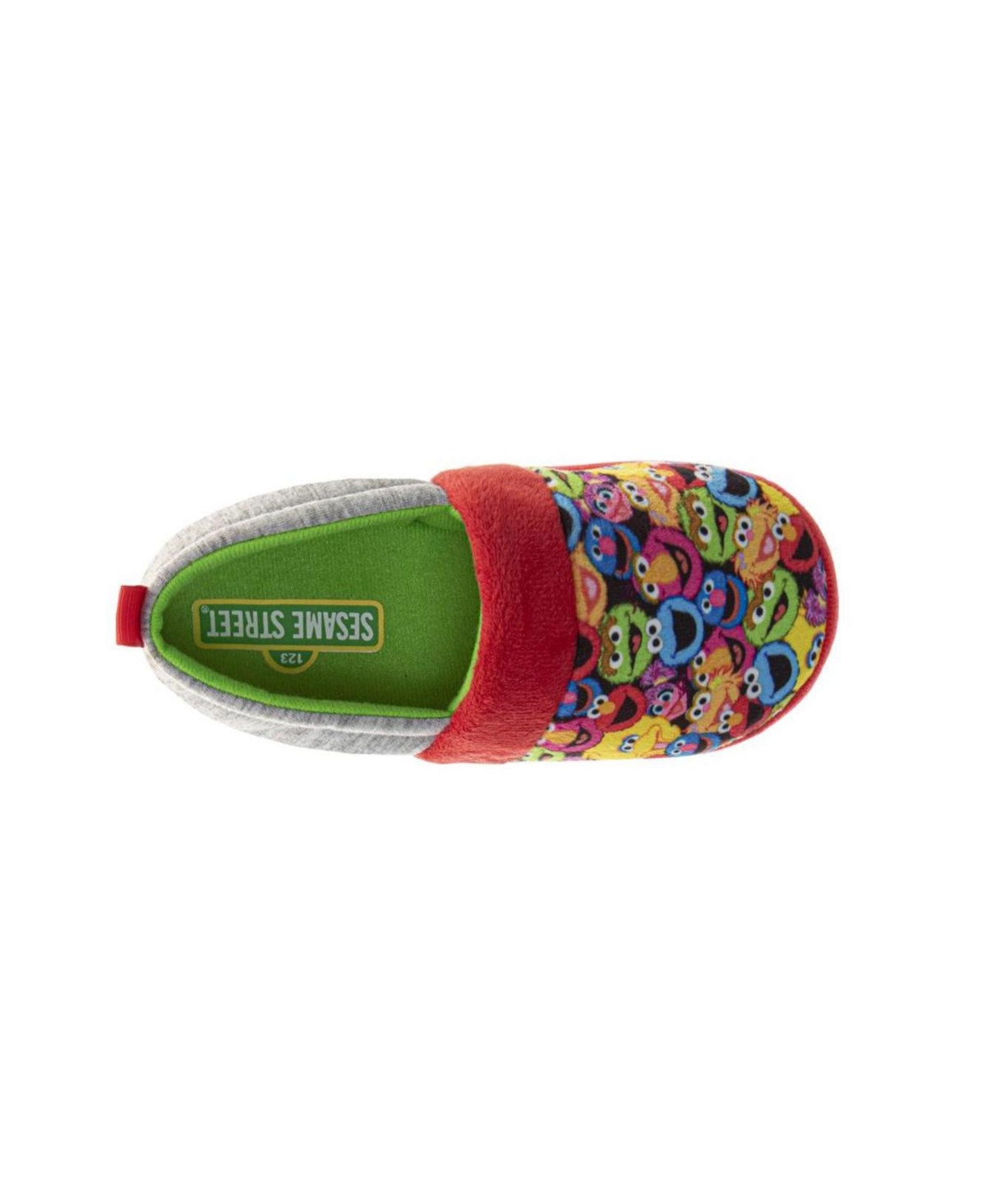 Sesame Street Toddler Girls And Toddler Boys All Your Friends Dual Sizes Slippers In Multi