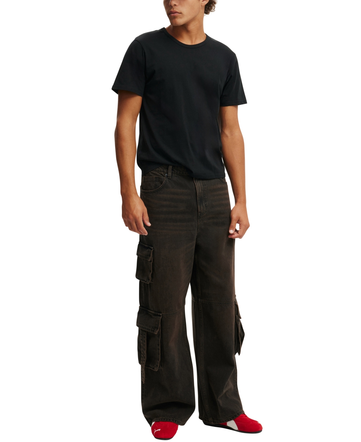 COTTON ON MEN'S SUPER BAGGY JEANS 