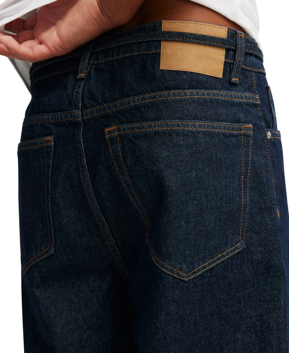 COTTON ON MEN'S SUPER BAGGY JEAN SHORTS 