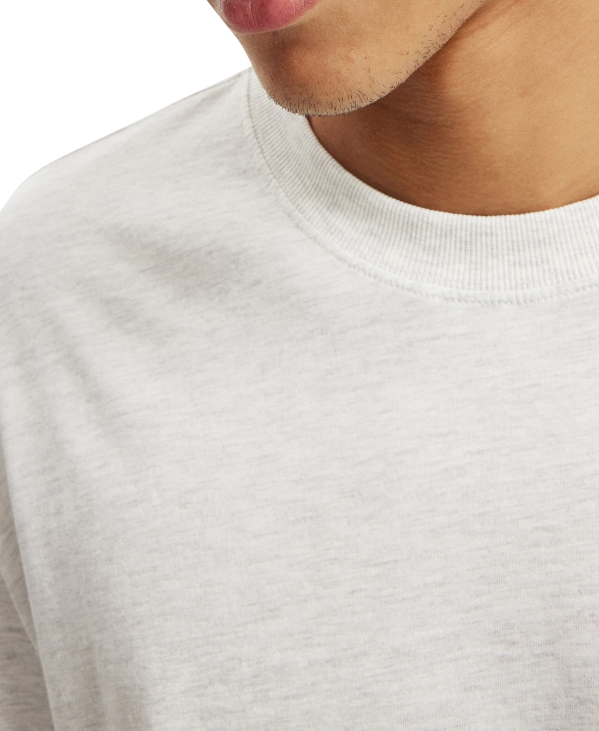Shop Cotton On Men's Loose Fit T-shirt In White Marle