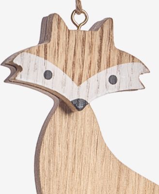 Nordic Wonderland Fox Ornament, Macy's Exclusive