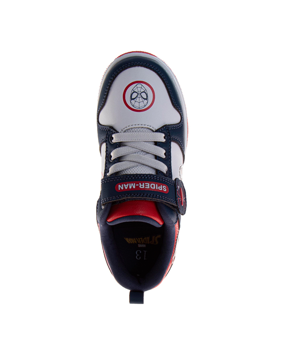 Spider-man Little And Big Boys Amazing Lace Up Sneakers In White