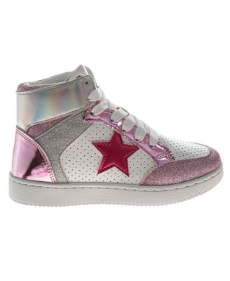 Little and Big Girls High Top Sneakers