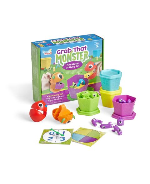 Детские игрушки Hand2Mind Grab That Monster Fine Motor Activity Set