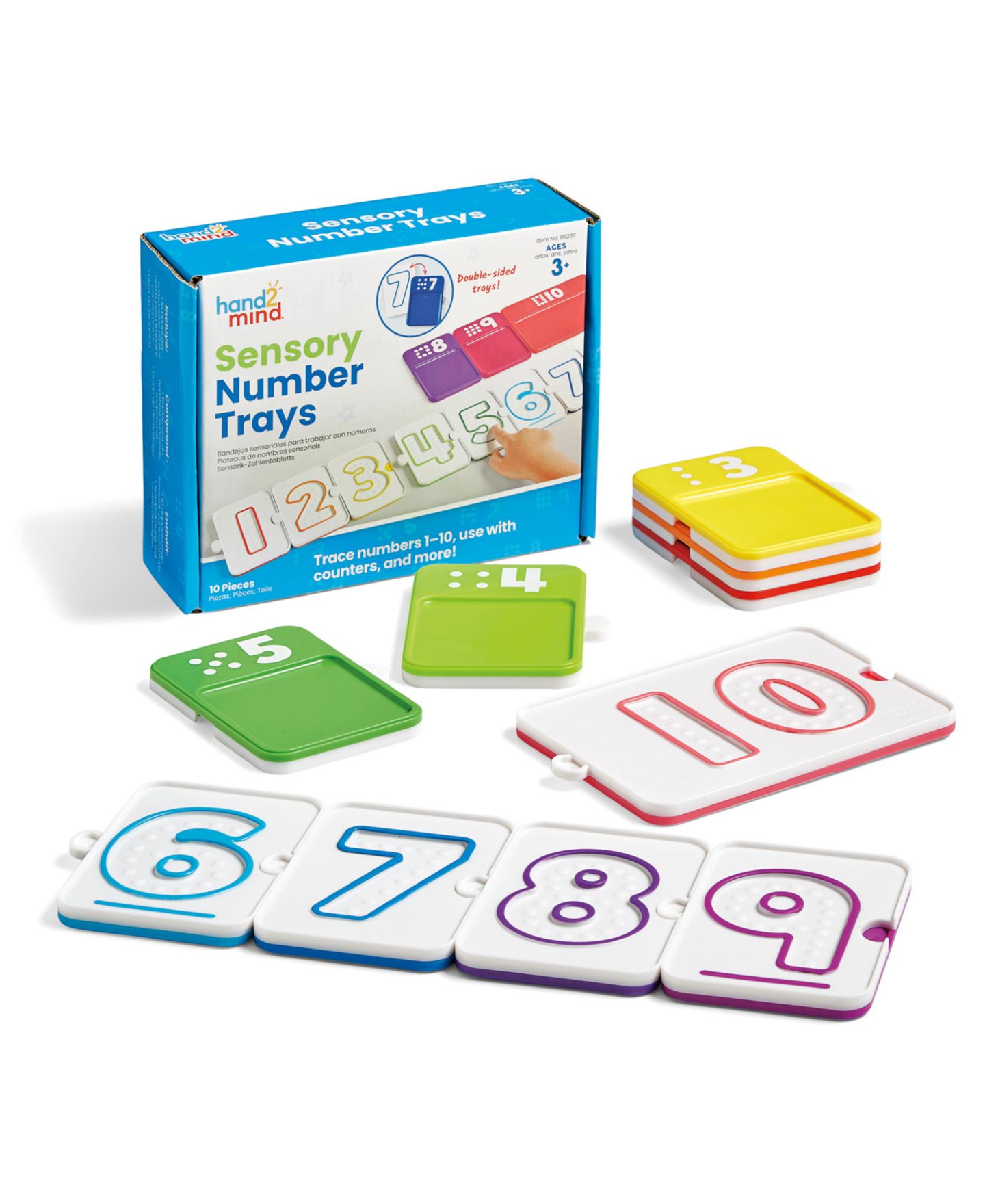 Детские игрушки Hand2Mind Sensory Number Trays — фото 1