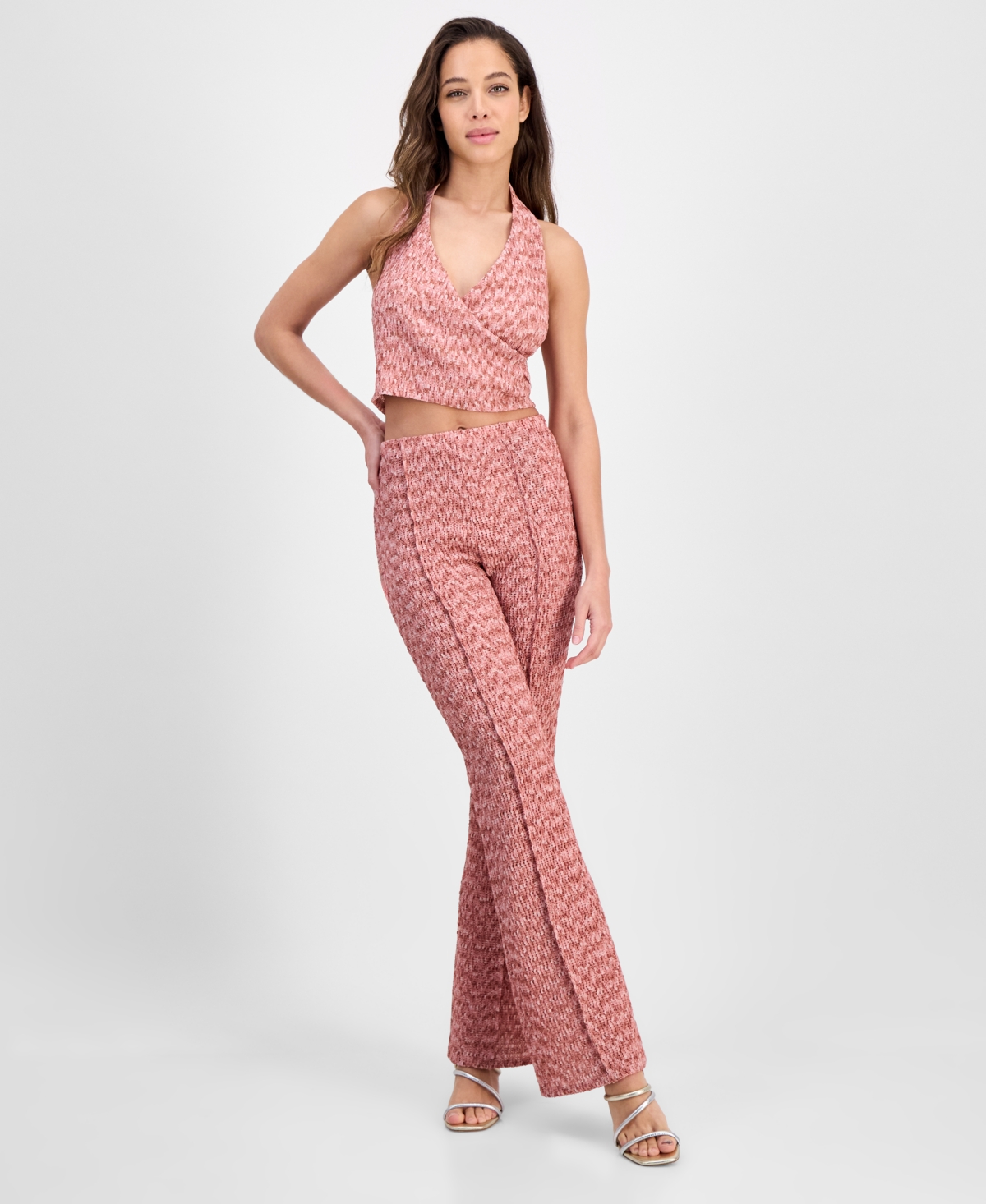 Women's Naleny Pleated Flared Pants - Revival Rose Multi