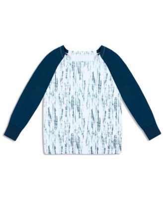 Earth Baby Outfitters Baby Boys 2-Piece Long Sleeve Pajama Set - Denim