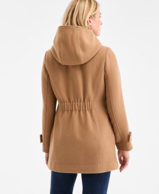 Women's Hooded Button-Front Coat, Exclusively at Macy's