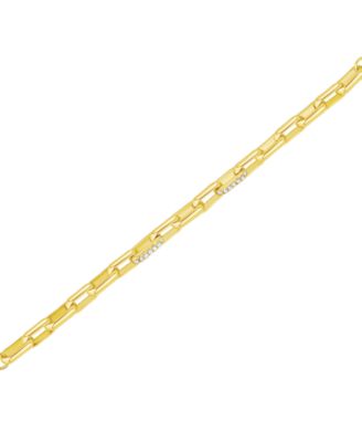 Crystal Chain Link Bracelet