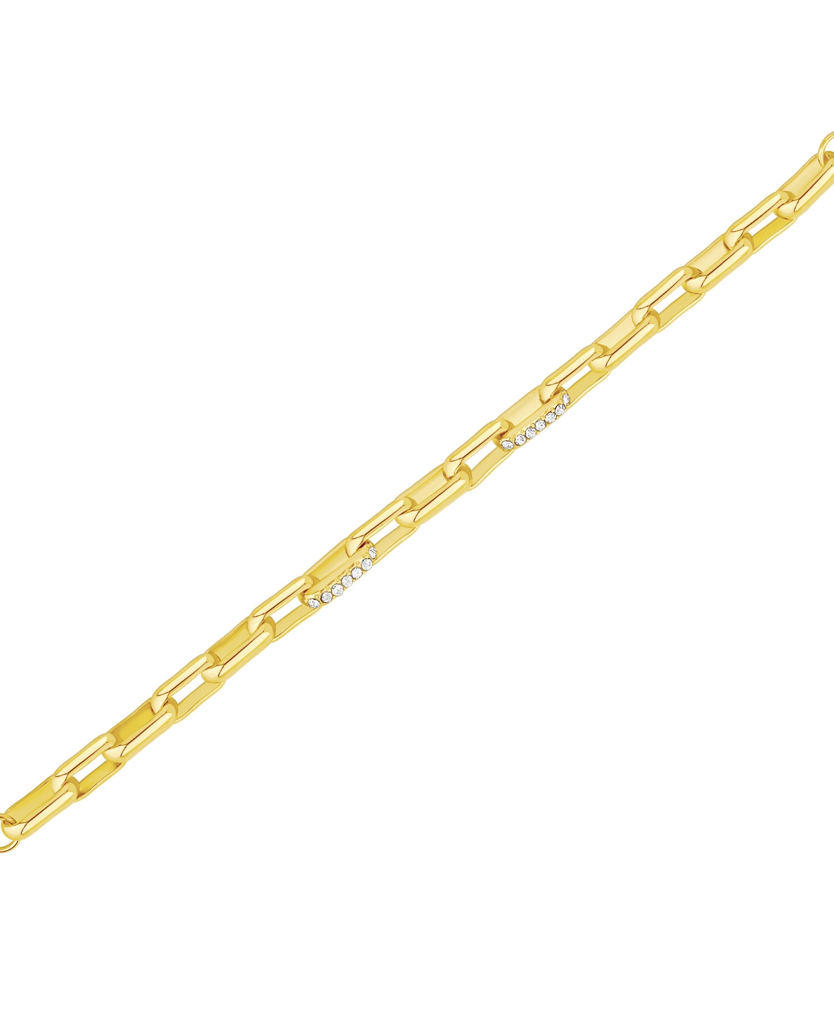 And Now This Crystal Chain Link Bracelet