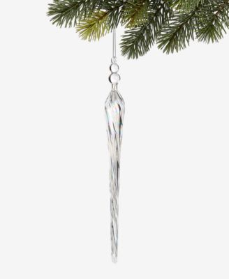 Holiday Lane - Iced Delight Glass Finial Ornament