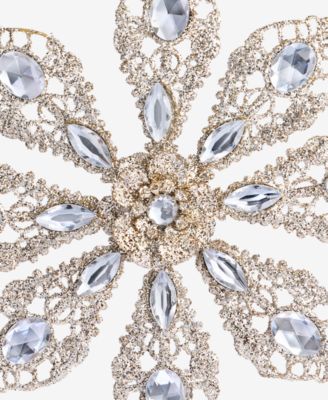Jeweled Classics Iron Snowflake Ornament, Macy's Exclusive
