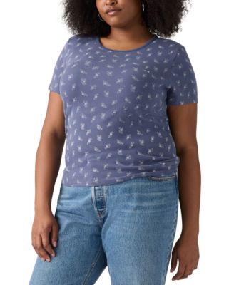 Levi's - Plus Size Lydia Tossed Floral Short-Sleeve T-Shirt