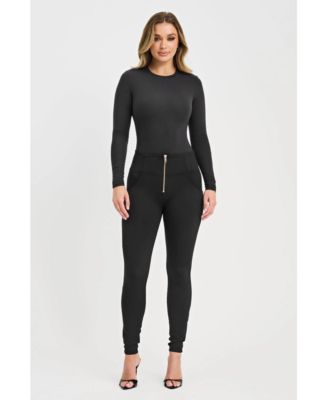 Women's Fleece Lined High-Rise Sculpting Skinny Pants