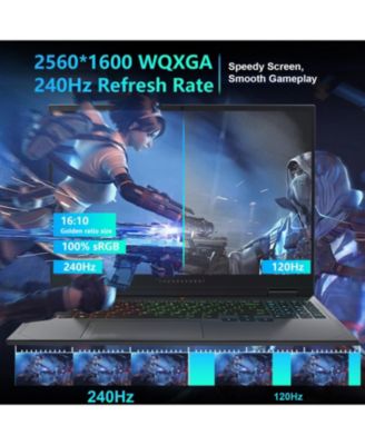 Radiant 16 16 Inch Gaming Laptop with Intel i7, RTX 4060, 32GB RAM, 2TB SSD, 240Hz Display, Windows 11
