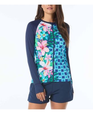 Women's Zip Front Rash Guard