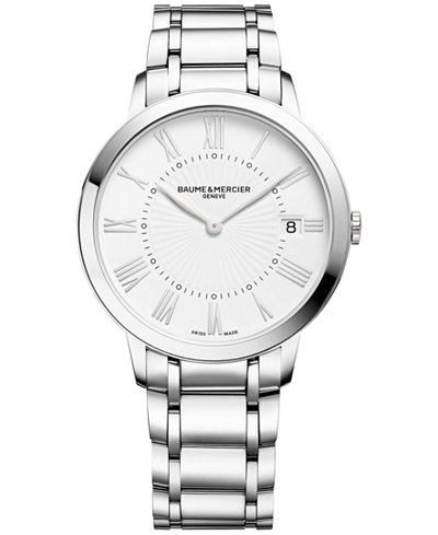 Baume & Mercier Women's Swiss Classima Stainless Steel Bracelet Watch 37mm M0A10261