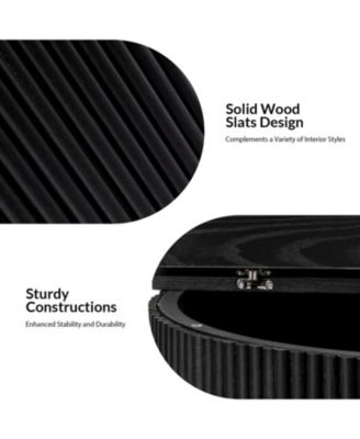 wood Hilario Round Coffee Table