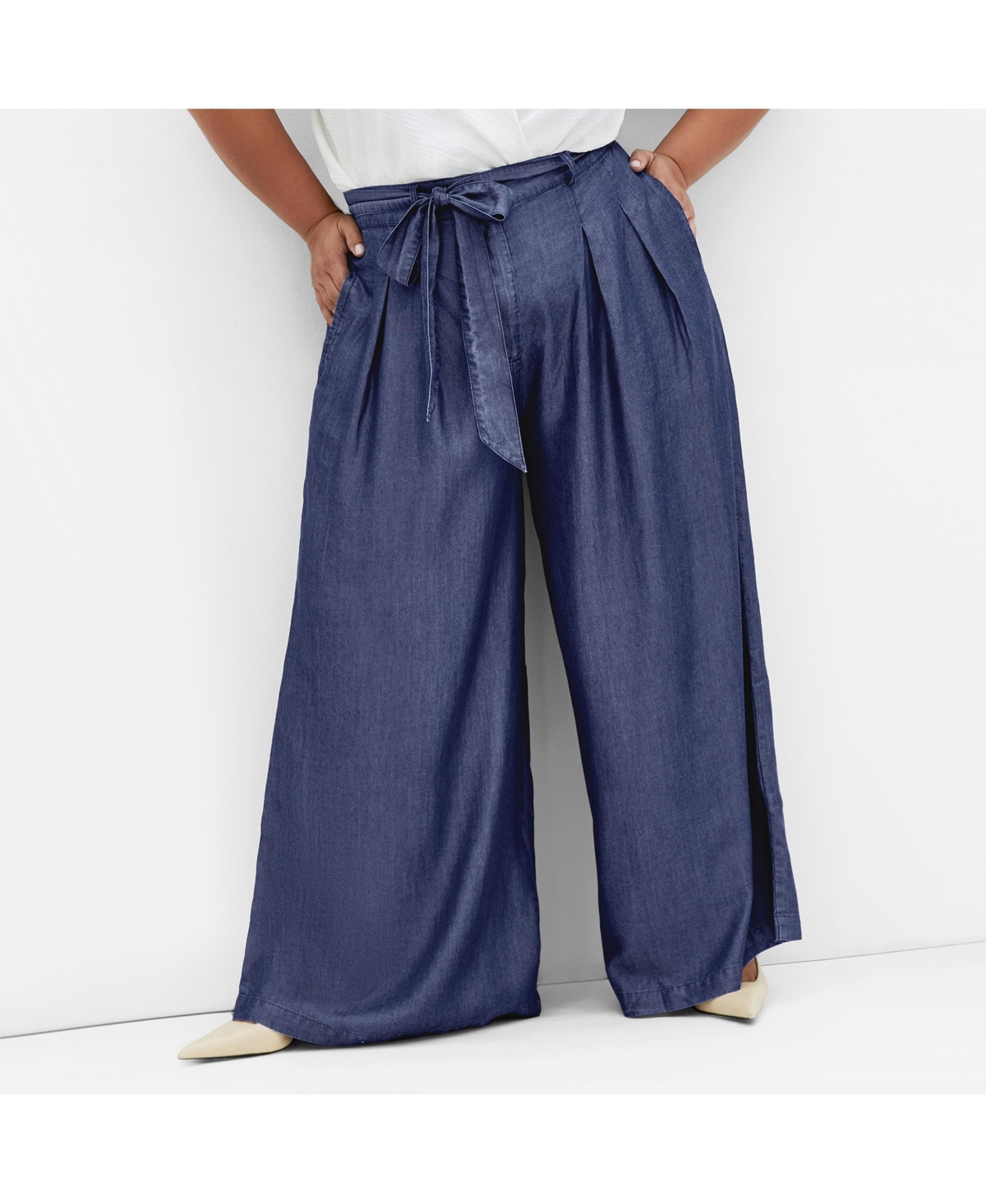 Plus Size Santorini Pant - Dark wash