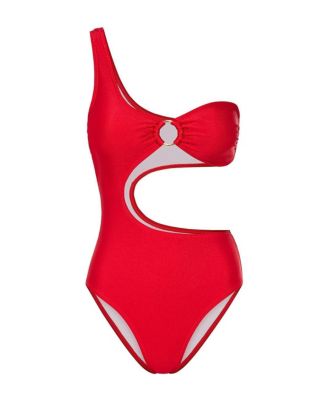 Women's One Shoulder One Piece Swimsuit