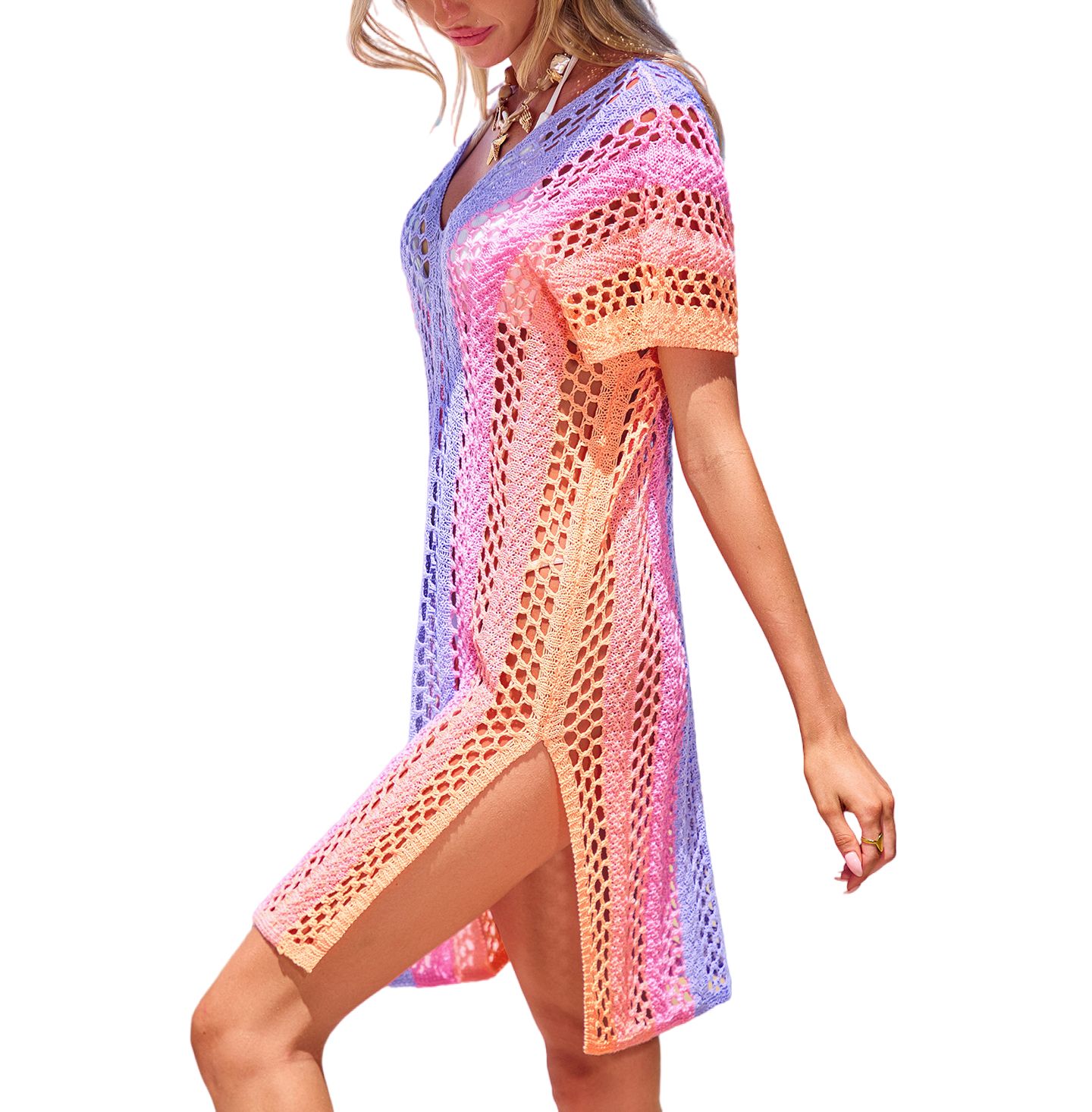 Женское платье Cupshe Berry Sorbet Ombre Cover-Up, цвет: Open Miscellaneous — фото 2
