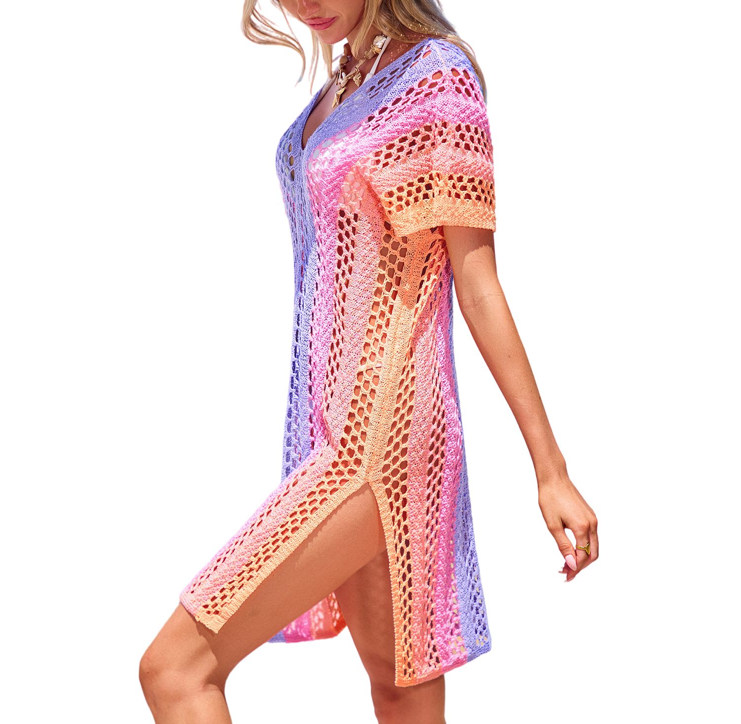 Women's Berry Sorbet Ombre Cover-Up Dress