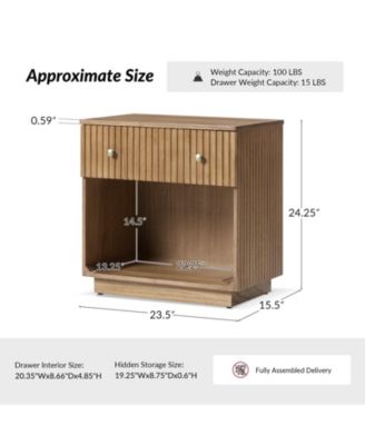 Lolita 1-Drawer Nightstand