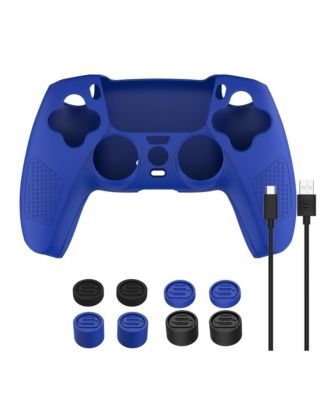 Playstation 5 Slim Digital with Extra Cosmic Red Controller, Plantronics Headset, Gamer Kit, Trigger Kit and MightySkins Decal Voucher + 1 Year C