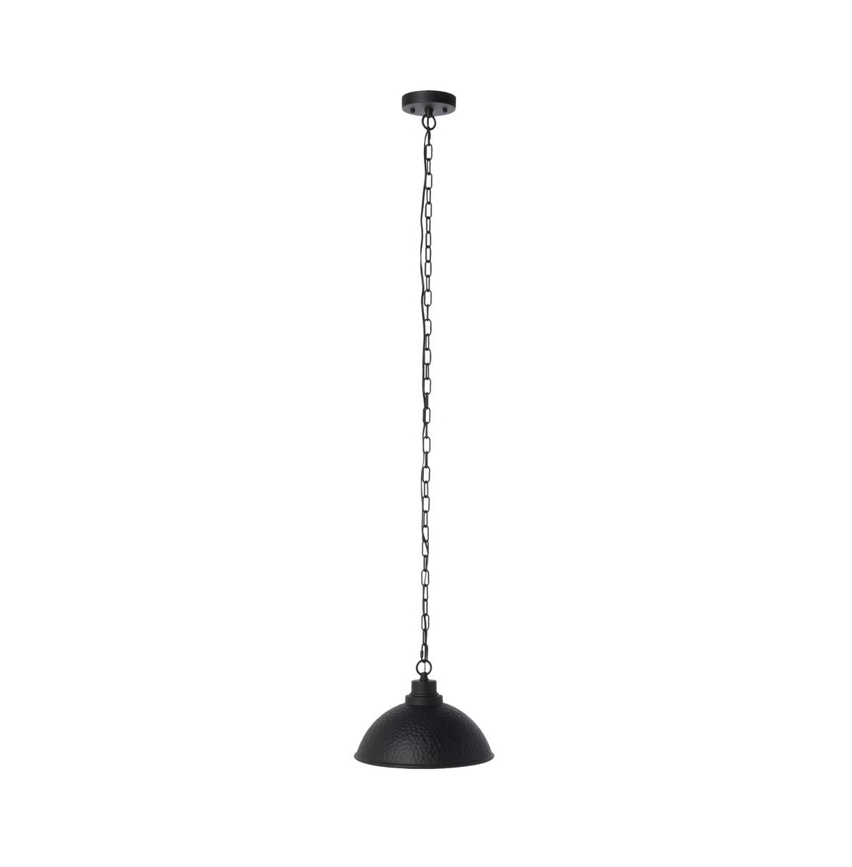 Melila 12" Outdoor Pendant - Black