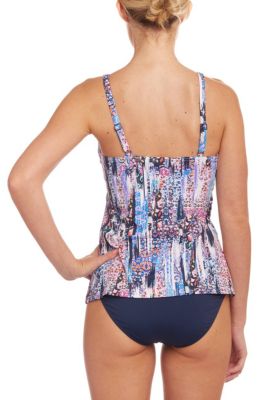 Women's Print Underwire Tankini Swimsuit Top