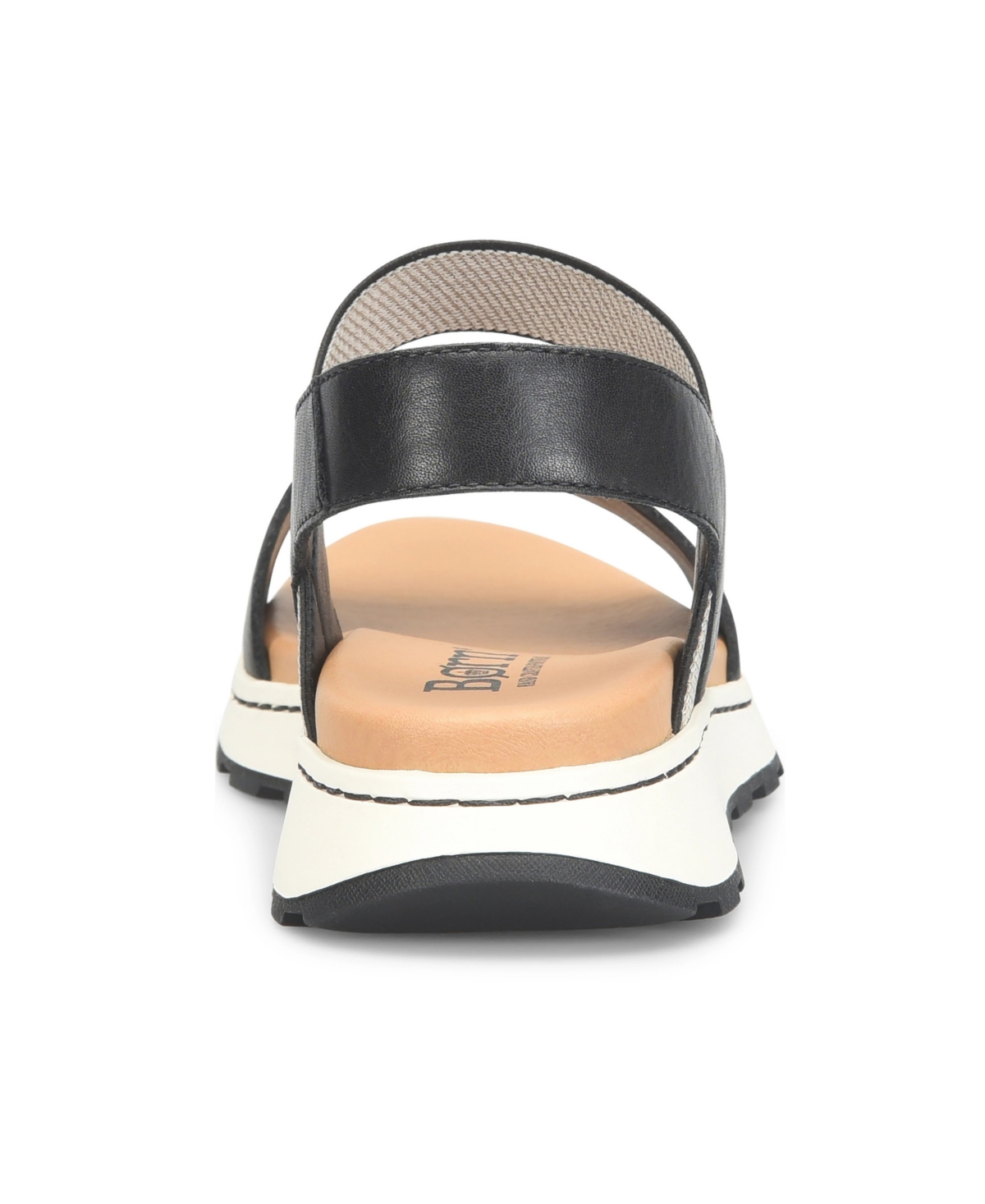Born Women's Mimi Round Toe Wedge Sandals In Black