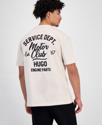 Men's Embroidered HUGO Chain Stitch T-Shirt