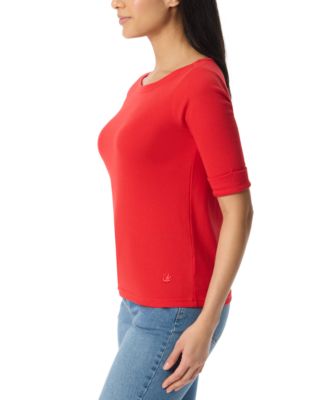 Women's Alanis Printed Cuffed-Sleeve T-Shirt