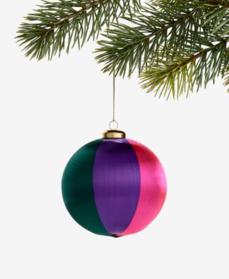 Holiday Lane - Merry Magic Colorful Ball Ornament