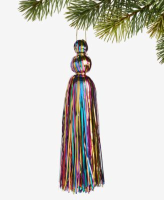 Holiday Lane - Merry Magic Metallic Tassel Ornament