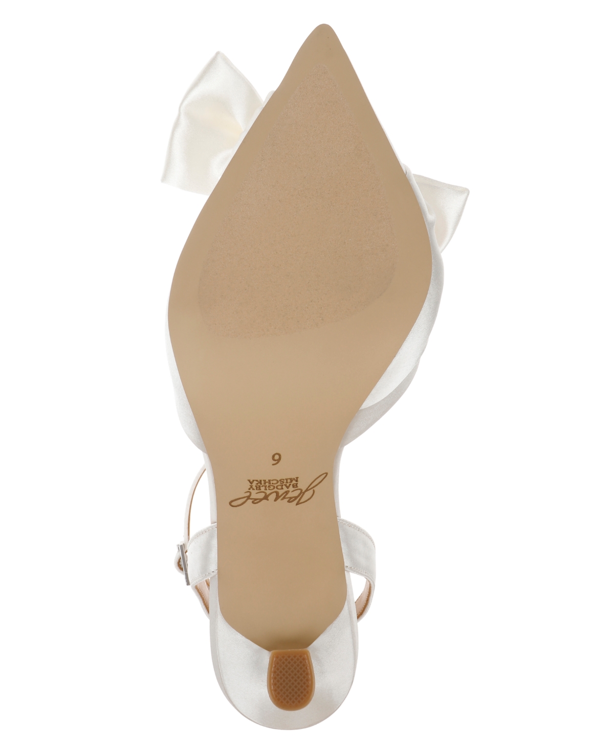 Jewel Badgley Mischka Francine Ankle Strap Pointed Toe Sandal