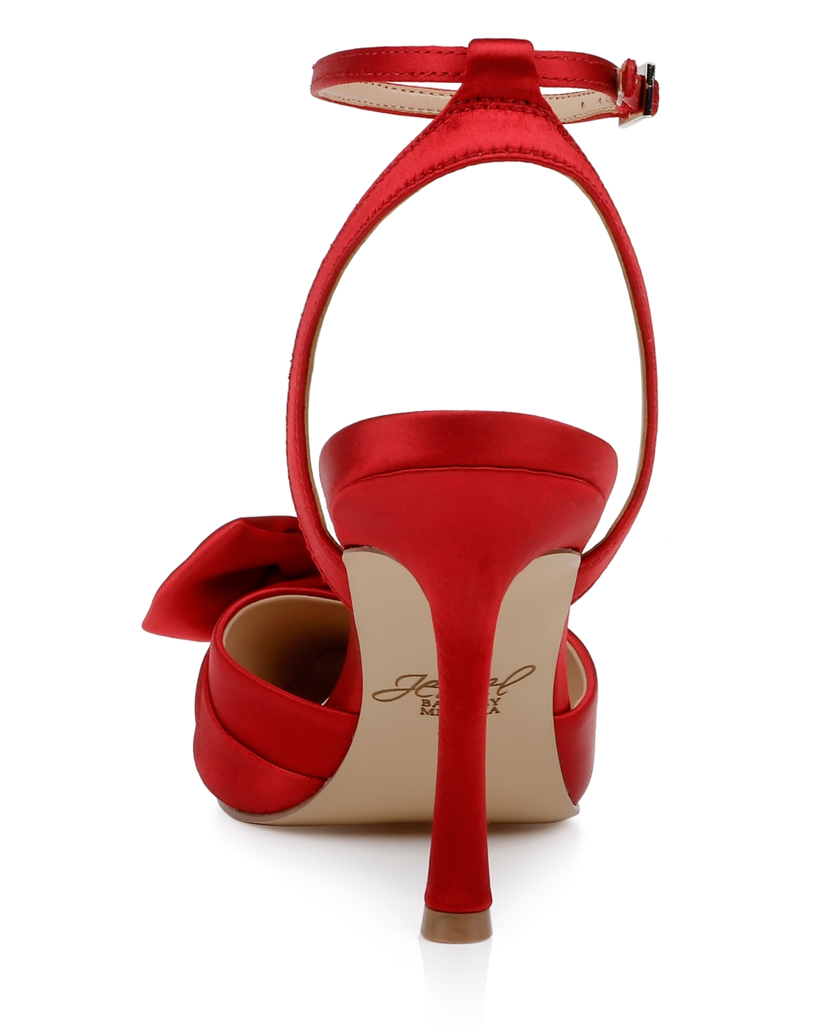 Jewel Badgley Mischka Francine Ankle Strap Pointed Toe Sandal