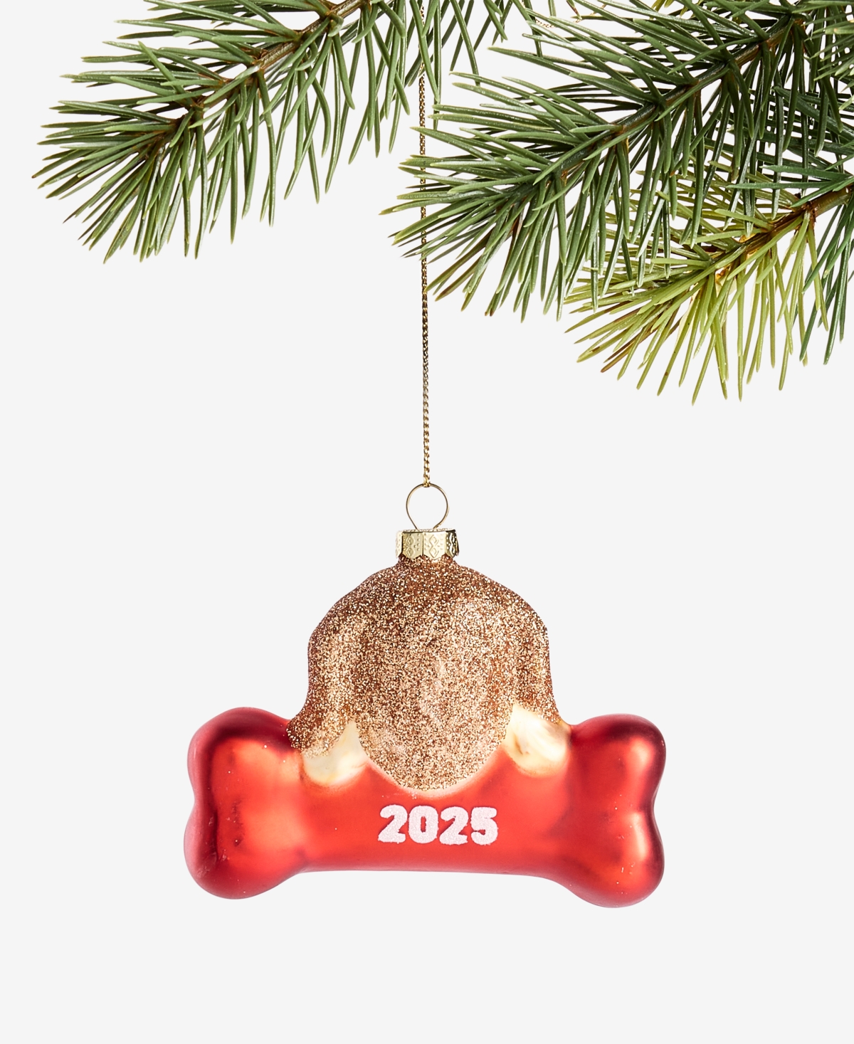 Holiday Lane Pets Dog With Bone Ornament, Macy's Exclusive In Multi