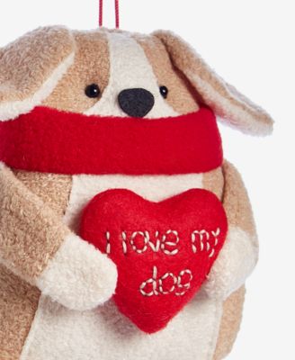 Pets Fabric Dog Ornament, Macy's Exclusive
