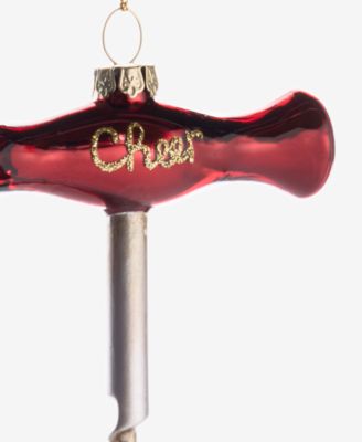 Spirits Glass Bottle Opener Ornament, Macy's Exclusive 