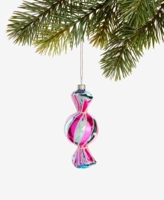 Sugar Plum Glass Wrapped Candy Ornament, Macy's Exclusive