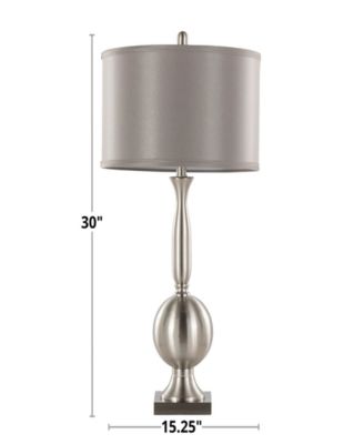 30" Metal Joan Contemporary Table Lamp, Set of 2