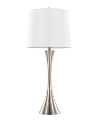 29" Metal Lenuxe Contemporary Table Lamp, Set of 2