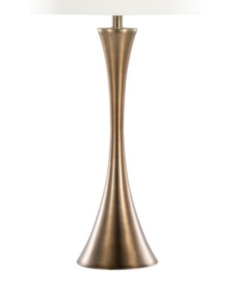 29" Metal Lenuxe Contemporary Table Lamp, Set of 2