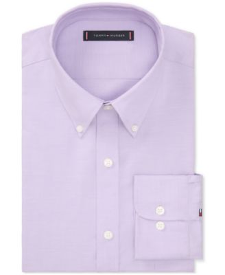 Men's TH Flex Regular Fit Stretch Pinpoint Dress Shirt